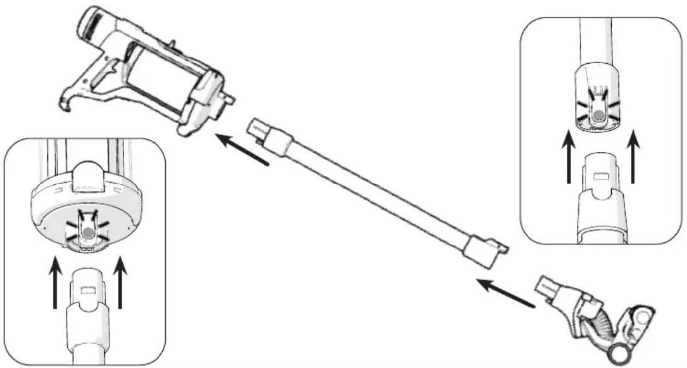 Numatic Quick - Main Assembly, Hauptbaugruppe, Unité principale, Montage hoofdunit, Montagem principal, Corpo principale, Conjunto principal - 1