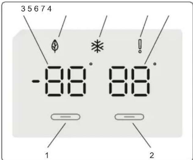 CECOTEC Bolero CoolMarket Combi Origin 294+ - Pantalla y panel de mando - 1