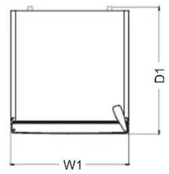 CECOTEC Bolero CoolMarket Combi Origin 294+ - Dimensoes - 2