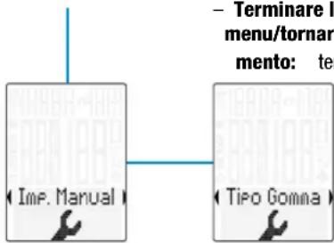 VDO M6.1 - Impostazione della dimensione della ruota Impostazione dei valori complessivi - 2