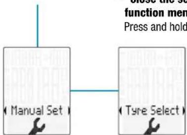 VDO M6.1 - Setting the wheel size Setting the total values - 2