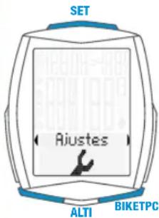 VDO M6.1 - Activar.option de PULSO /.option de Frequencia de pedaleo - 1