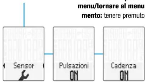 VDO M6.1 - Attivazione dell'opzione POLSO/l'opzione cadenza della pedalata - 2