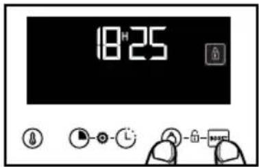 BRANDT BOC3434B - - Verrouillage clavier (sécurité enfants) - 1