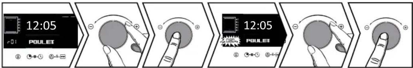BRANDT BOC3434B - LA FONCTION GUIDE VAPEUR - 2