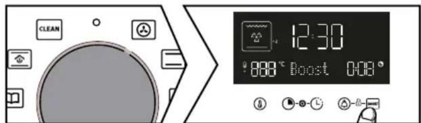 BRANDT BOC3434B - - Using the Boost mode (preheating) - 1