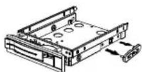 MEDION Erazer X86003 - Installation d'un disque dur de 3,5» dans un rack amovible 2,5»/3,5» - 2