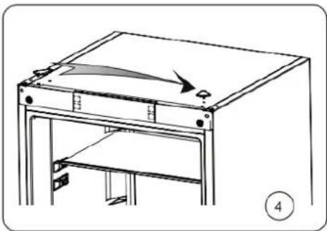 BRANDT BFC8566NW - Reversing the opening direction of the doors - 2