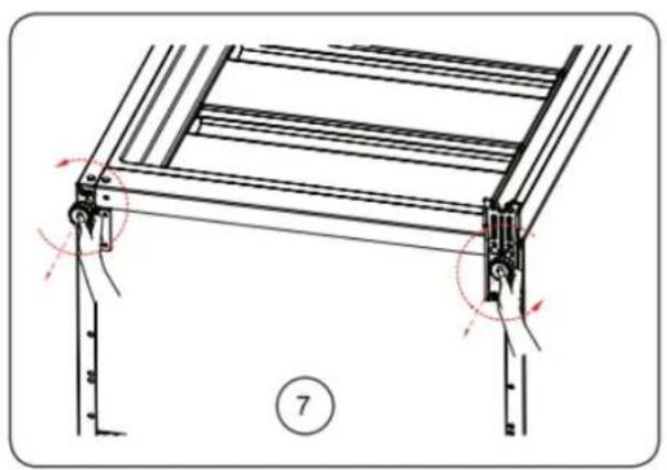 BRANDT BFC8566NW - Inverser le sens d'ouverture des portes - 4