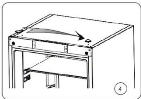 BRANDT BFC8566NW - Αντιστρέψτε την κατεύθυνση ανοίγματος της πόρτας - 2