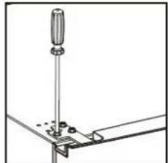 BRANDT BFC8611EW - Inverser le sens d'ouverture des portes - 10