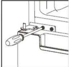 BRANDT BFC8611EW - Inverser le sens d'ouverture des portes - 9