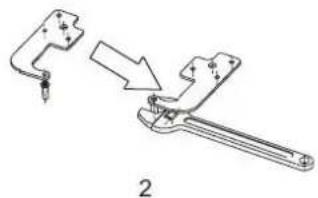 BRANDT BFC8611EW - Inverser le sens d'ouverture des portes - 7