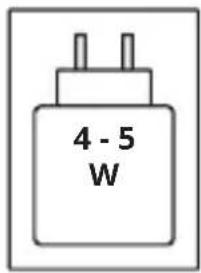 4 - 5 W