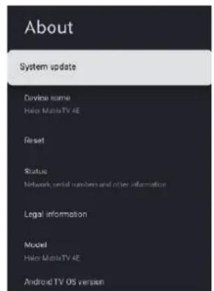 HAIER H65Q80FUX - INFORMAZIONI - 1