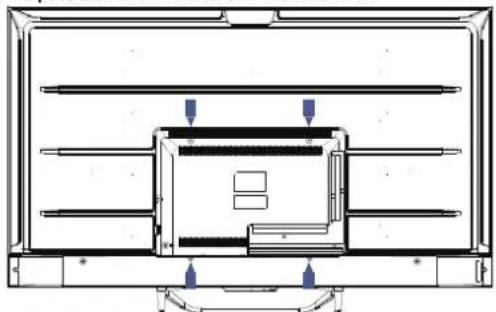 HAIER H65Q80FUX - ПОДГOTOBKA HA LED TEJIEBN3OPA 3A MOHTAXK HA CTEHA - 1