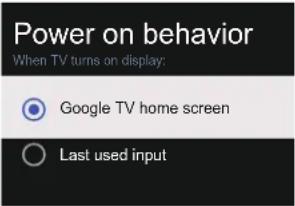 HAIER H65Q80FUX - POWER ON BEHAVIOR (COMPORTAMENTO DE ENCENDIDO) - 1