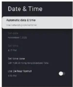 HAIER H65Q80FUX - DATA E HORA - 1