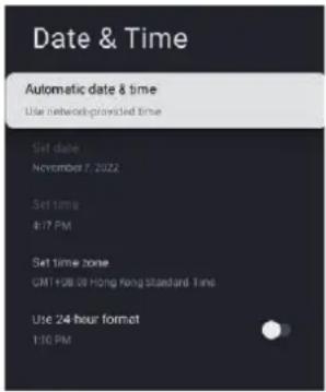 HAIER H65Q80FUX - DATA S I ORA - 1