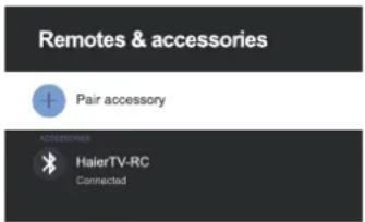 HAIER H65Q80FUX - FJÄRRKONTROLLER OCH TILLBEHÖR - 1