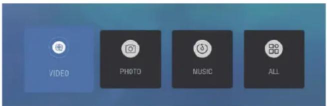 HAIER H65Q80FUX - Verwenden Sie bei aufgerufener Startansicht oder in der Ansicht mit den Apps die - 1
