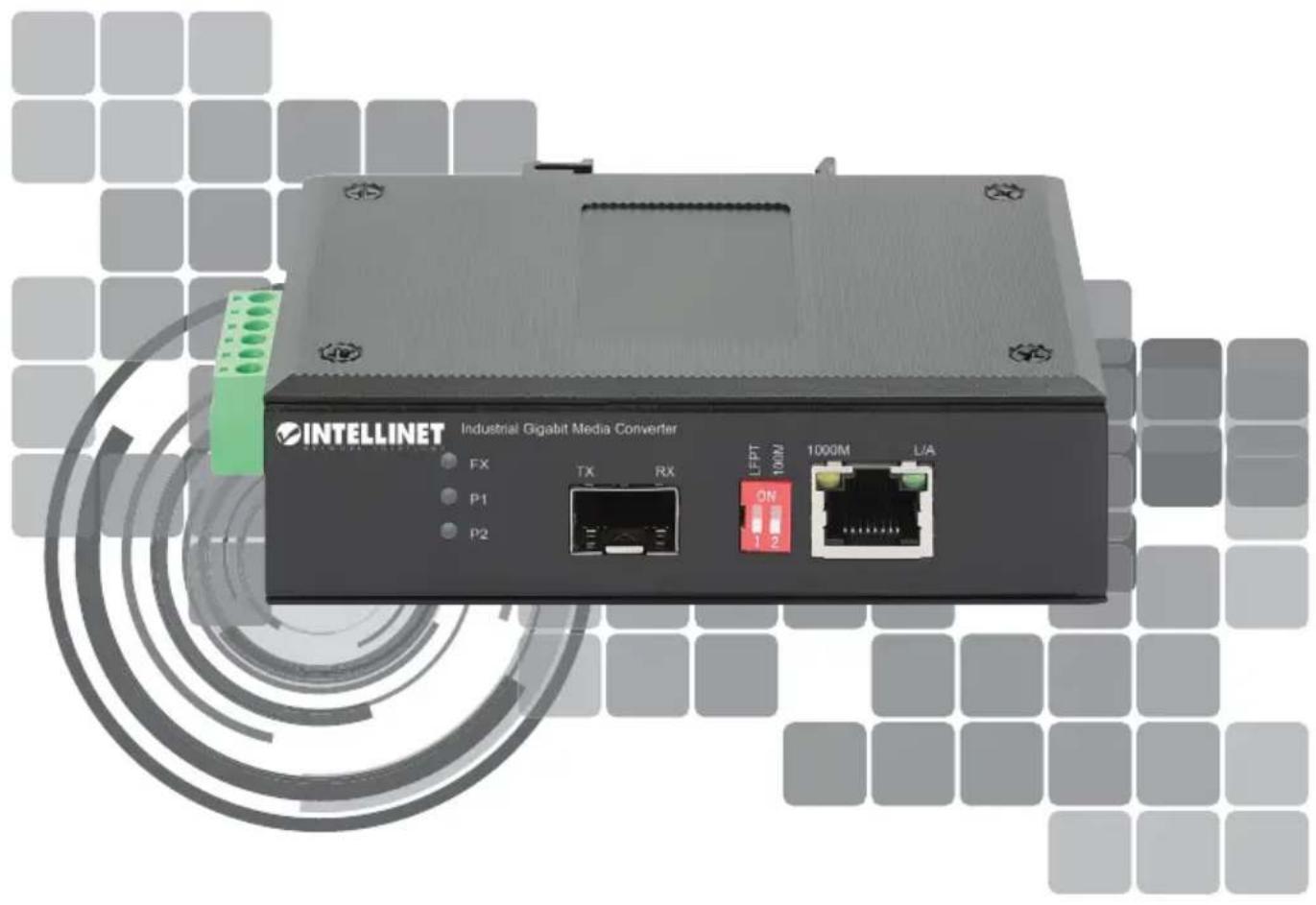 Intellinet 508971 - Industrial Gigabit Media Converter Instructions - 2
