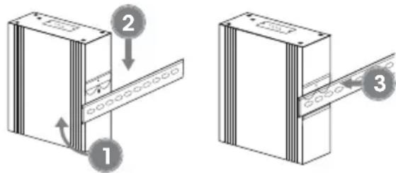 Intellinet 508971 - Installation du DIN-Rail - 1