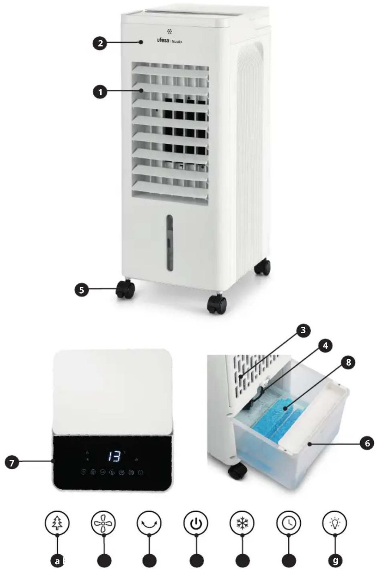 UFESA Nuuk+ - Climatizador evaporativo - 2