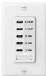 INTERMATIC EI205W - Minuterie murale à compte à rebours MODÈLE SÉRIE: EI205, EI215, EI235 - 2