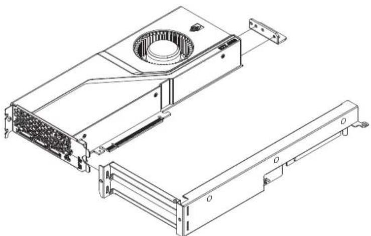 Advantech HPC6120 - Assembly the MR Riser Module/安裝 MR RISER 模块/安裝 MR RISER 模組 - 2