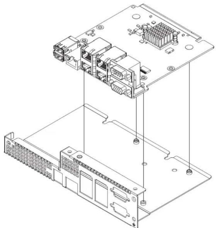 Advantech HPC6120 - IO Module Installation/安装 I0 模块/安装 I0 模组 - 1