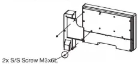 Advantech UTC510K - UTC-510 Peripheral Series Installation Guide (Left Side View) - 2