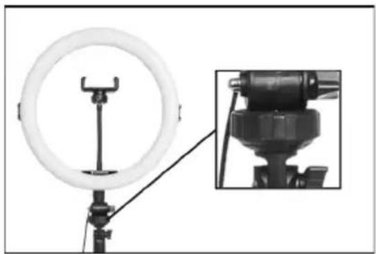 AGFAPHOTO Realiview ARL11XL - Ajuster l'angle de l'anneau lumineux - 1