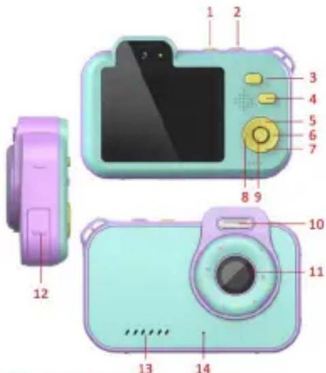 AGFAPHOTO Realikids Cam Waterproof 2 - STRUKTURA PRODUKTU - 1