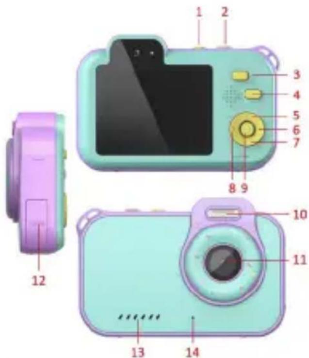 AGFAPHOTO Realikids Cam Waterproof 2 - STRUKTURA PRODUKTU - 1