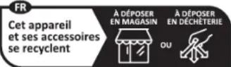 PANASONIC MXHG4401 - L'élimination des équipements usagés - 3