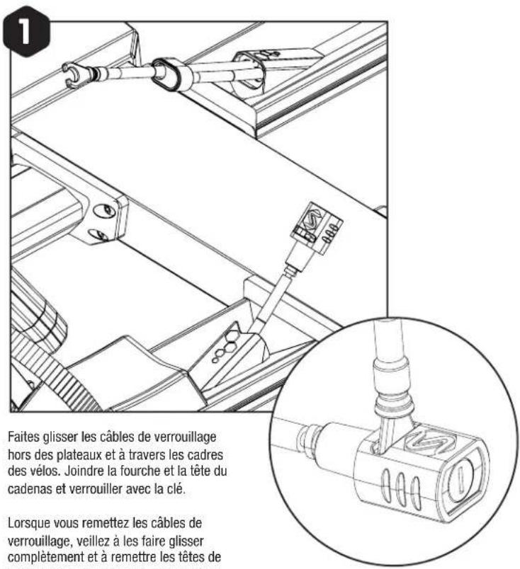 Saris Edge 2Bike - VERROUILLER LES VÉLOS - 1