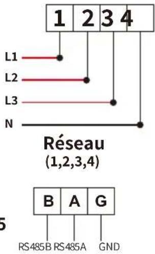 Deye SUN6KG06P3EUBM2P1 - Chaînes multiples et compteurs de connexion en parallèle - 6