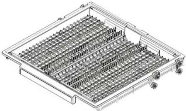 Fisher & Paykel DW24UT2I3 - Bandeja para cubiertos/utensilios. - 1