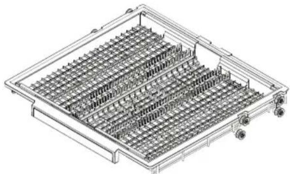 Fisher & Paykel DW24UT2I3 - Plateau à couverts/ustensiles - 1