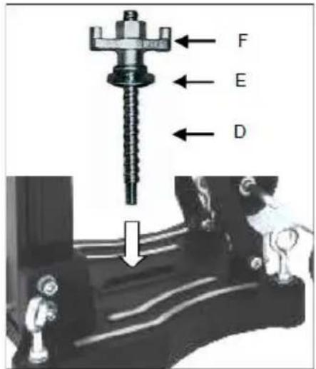Eibenstock BST 352 V - Fijación del soporte de perforación - 4