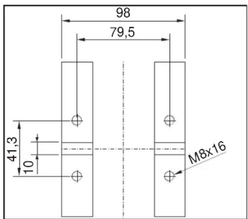 Eibenstock DBE 352 - Montagem na coluna de perfuração - 1