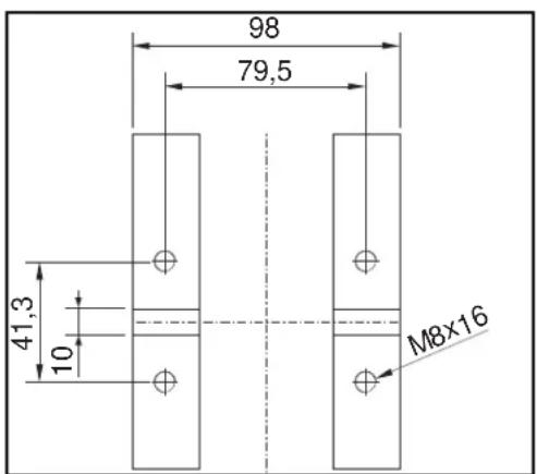 Eibenstock DBE 352 - Montañ silnika na statywie - 1