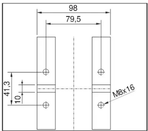 Eibenstock DBE 352 - Montáž na stojan - 1