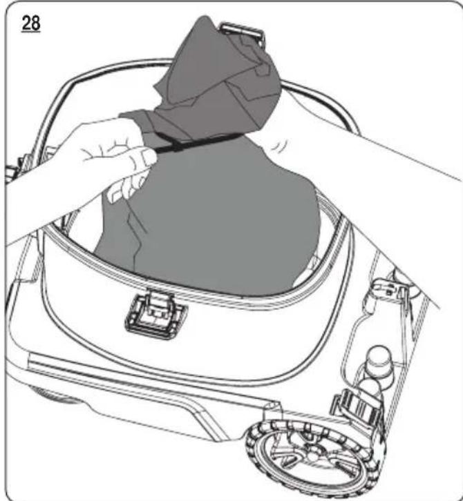 Eibenstock ESS 35LP - Einsetzen / entfernen Entsorgungsbeutel Insert / remove disposal bag - 5