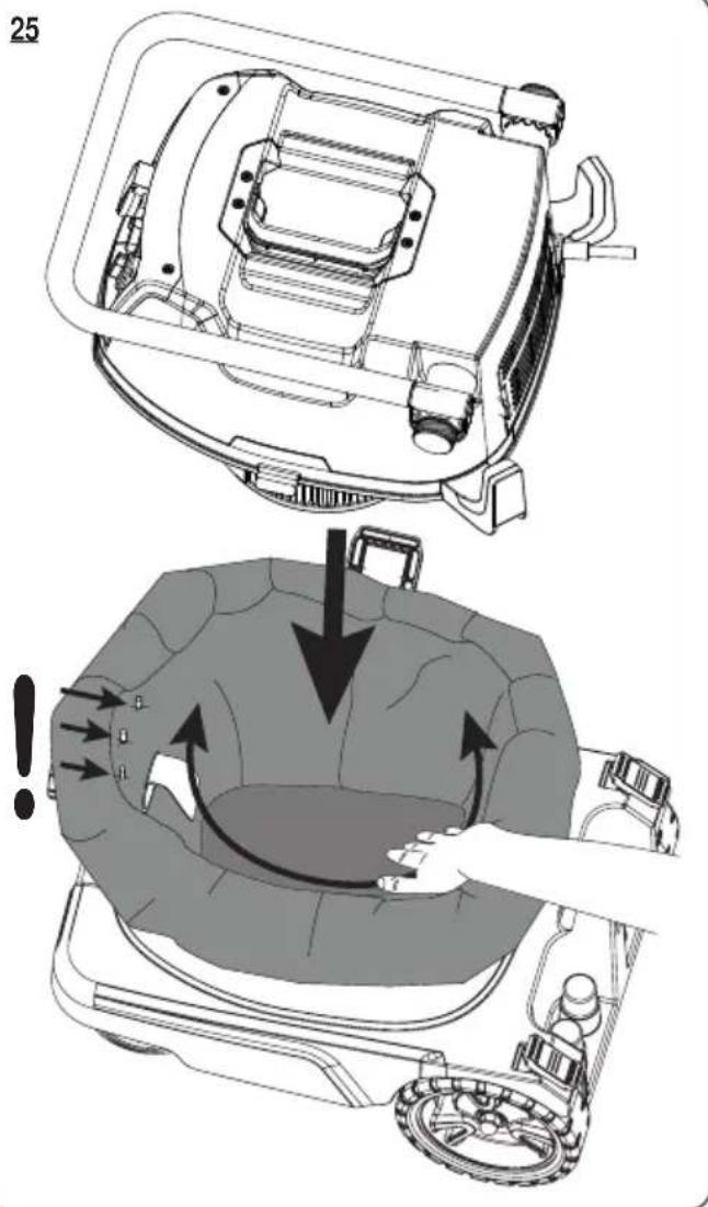Eibenstock ESS 35LP - Einsetzen / entfernen Entsorgungsbeutel Insert / remove disposal bag - 3