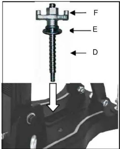 Eibenstock DBE 182 - Hole centering indicator: - 5