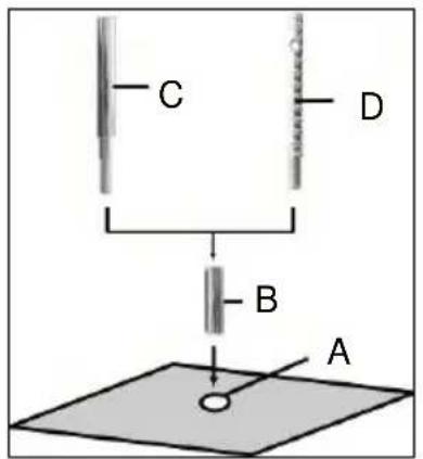 Eibenstock DBE 182 - Mocowanie dyblem w betonie - 3