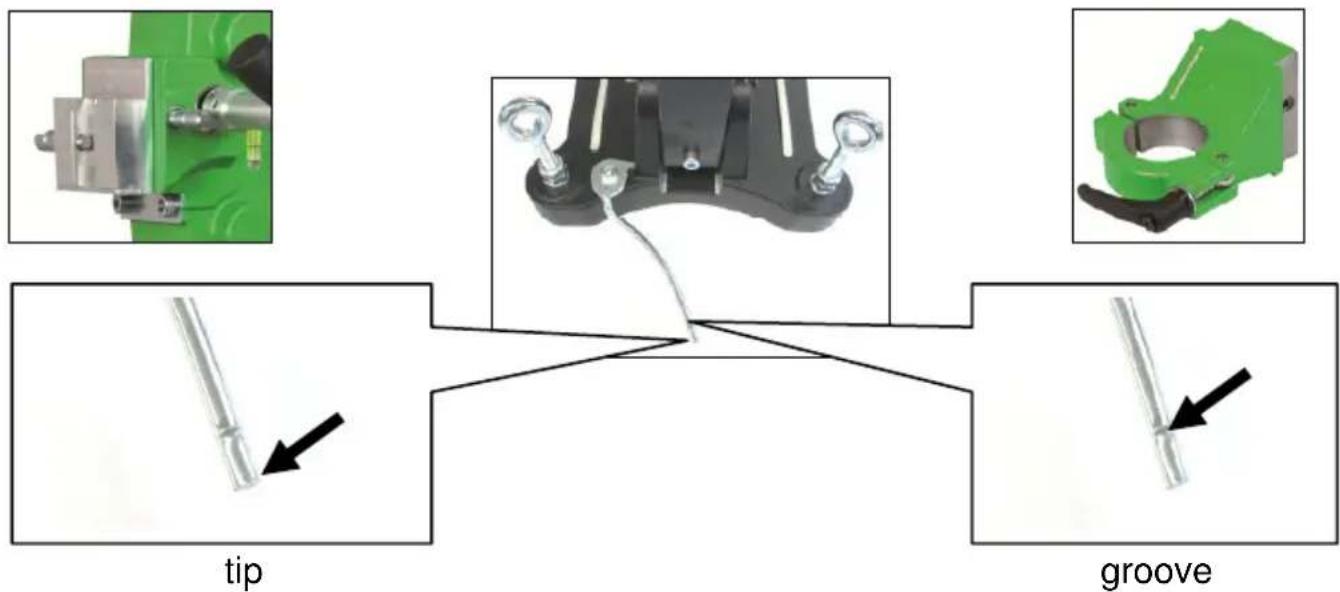 Eibenstock DBE 182 - Hole centering indicator: - 2