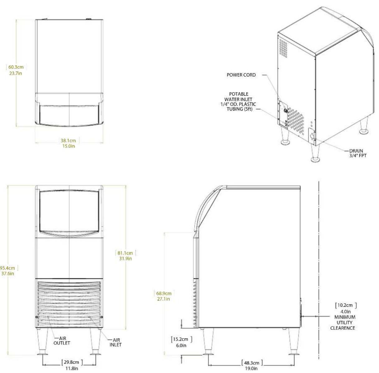 Scotsman UF2020AX1A - Unpacking and Setup - 2